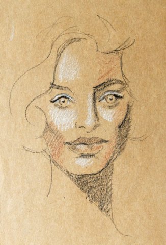 Drawing on paper, 1990