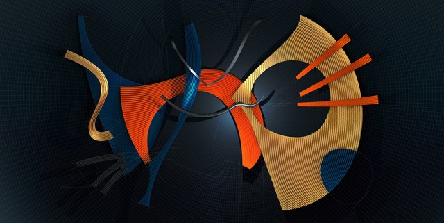 Abstract compostition - Hidden and revealed 5