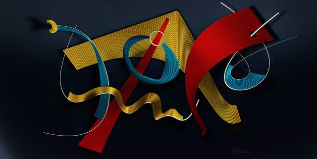 Abstract compostition - Hidden and revealed 11