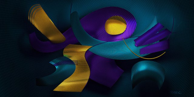 Abstract compostition - Receiving light 2