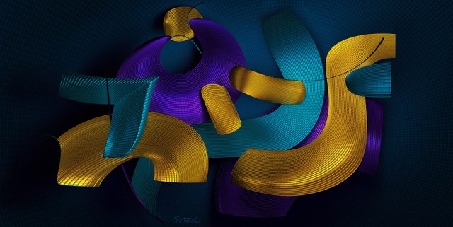 Abstract compostition - Receiving light 3