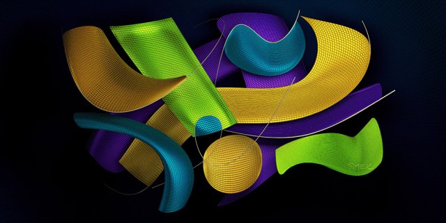 Abstract compostition - Receiving light 7