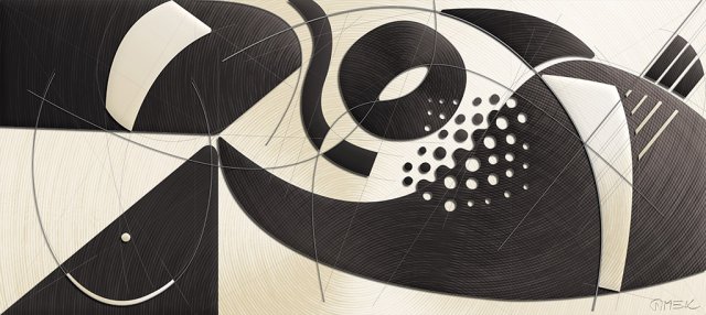 Abstract compostition - Backgrounds develoment 6