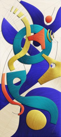 Abstract compostition - Growth construction 3