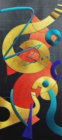Abstract compostition - Growth construction 4