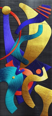 Abstract compostition - Growth construction 6