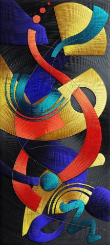 Abstract compostition - Growth construction 8