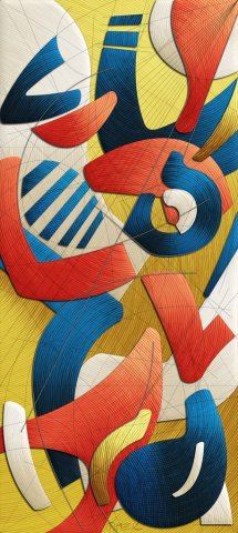 Abstract compostition - Growth construction 18